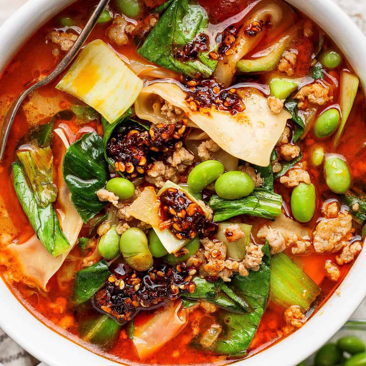 Minute Thai Coconut Dumpling Soup for Busy Weeknights